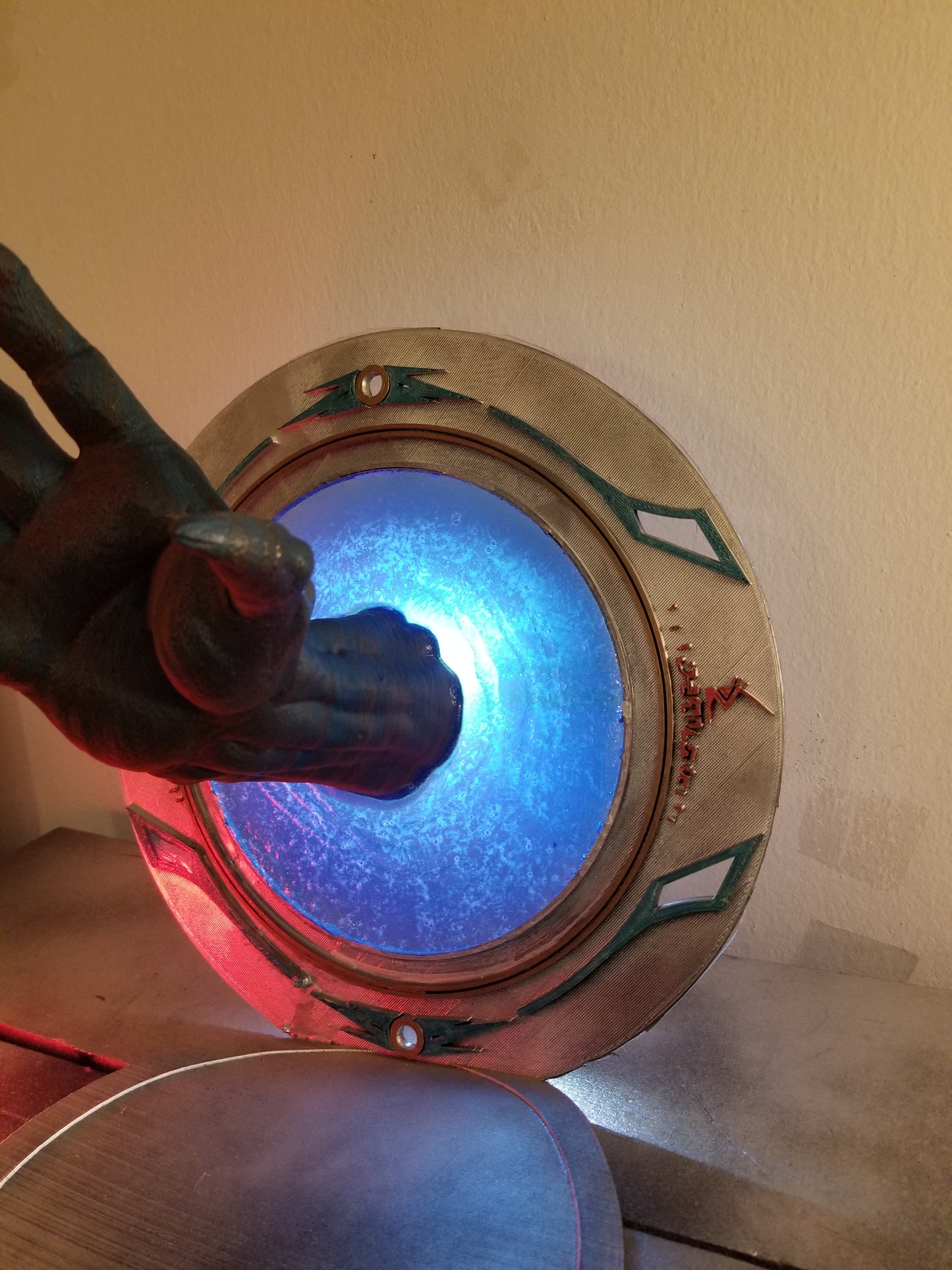 3d Printed and Resin painted custom Portal diorama 1/12 scale for action figure photography Mythic Legions Star Wars Mezco Neca