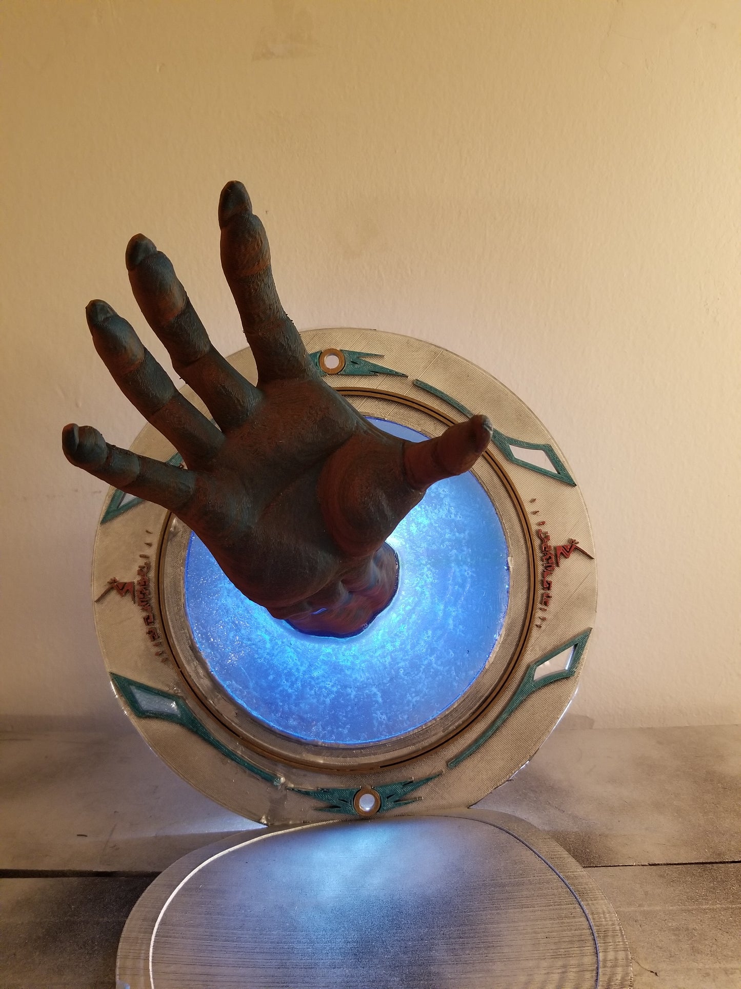 3d Printed and Resin painted custom Portal diorama 1/12 scale for action figure photography Mythic Legions Star Wars Mezco Neca