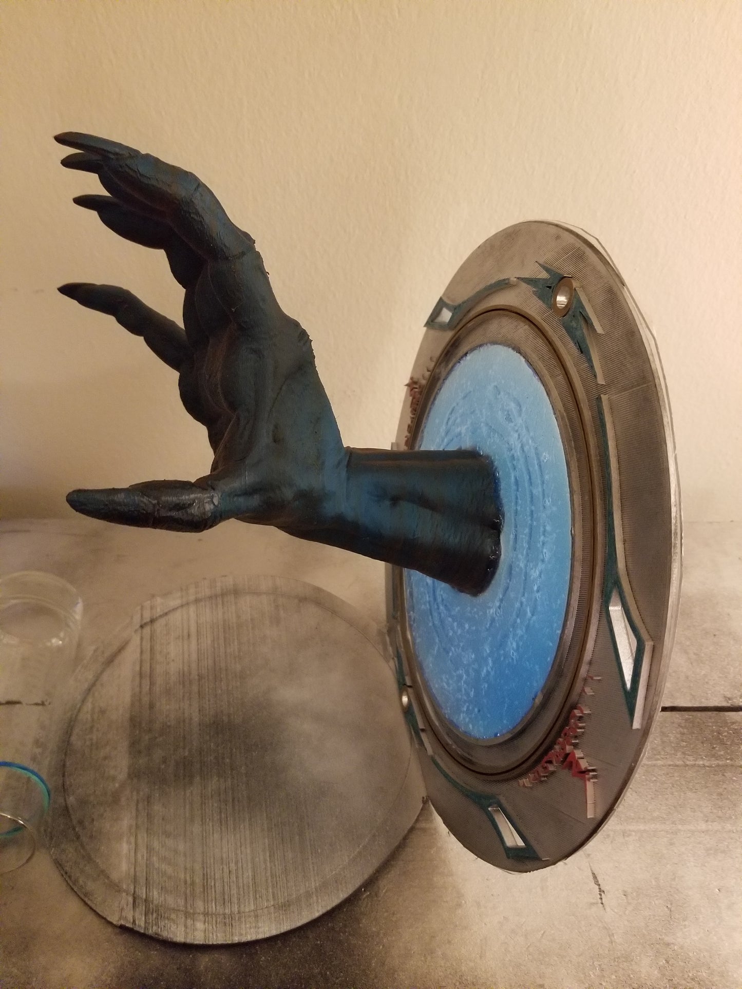 3d Printed and Resin painted custom Portal diorama 1/12 scale for action figure photography Mythic Legions Star Wars Mezco Neca