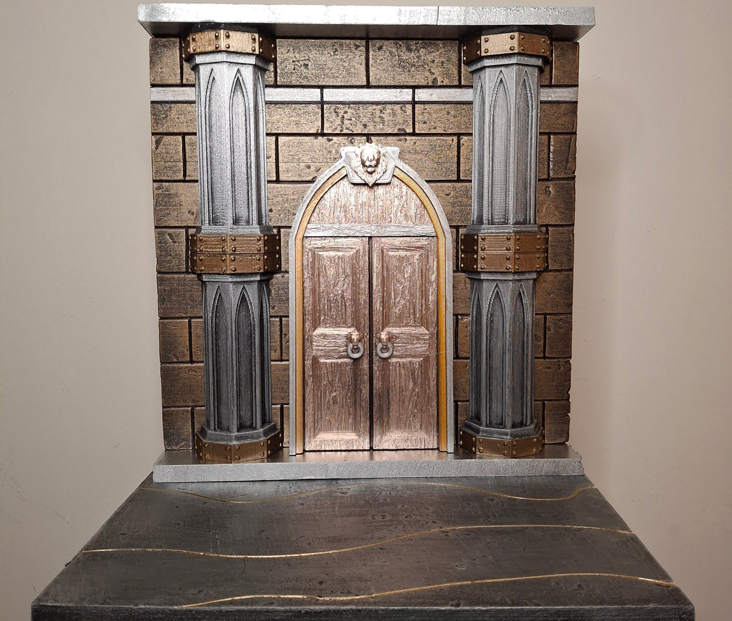 Mythic Legions Modular diorama With Door handmade custom Mezco Neca Marvel Legends Detolf