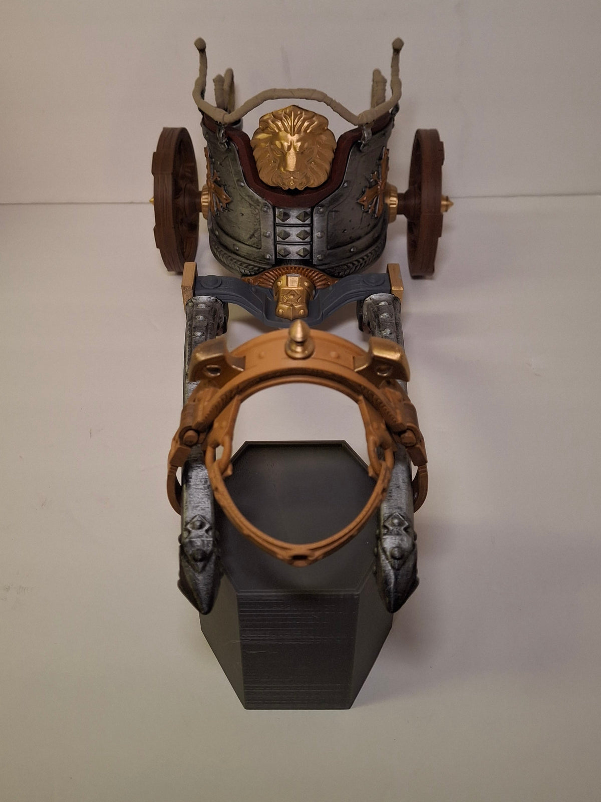 Lionguard Chariot great for Mythic Legions Savage Crucible Action Figure photography Medieval Knights Fully assembled and Painted