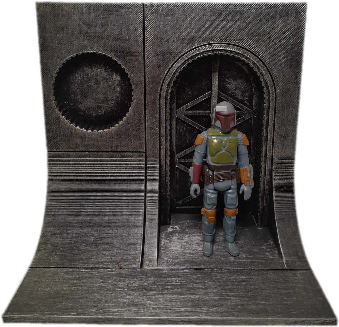 Mini-Diorama spaceship ACCESSORY for toy photography Glyos TVC Star Wars Vintage Collection
