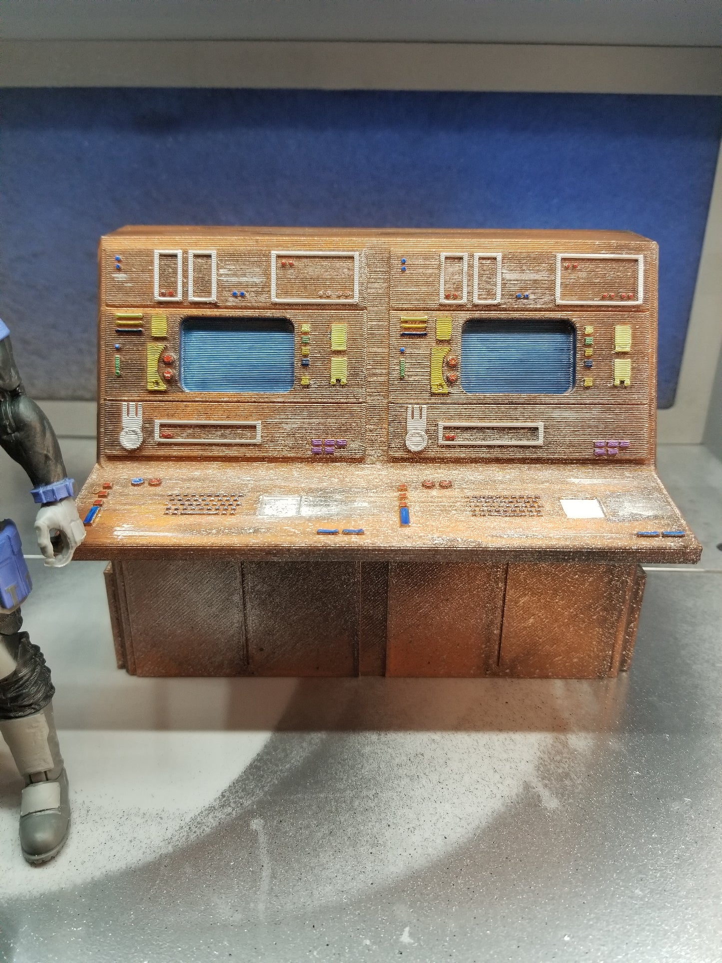 Diorama spaceship computer console ACCESSORY for toy photography Cosmic Legions Star Wars