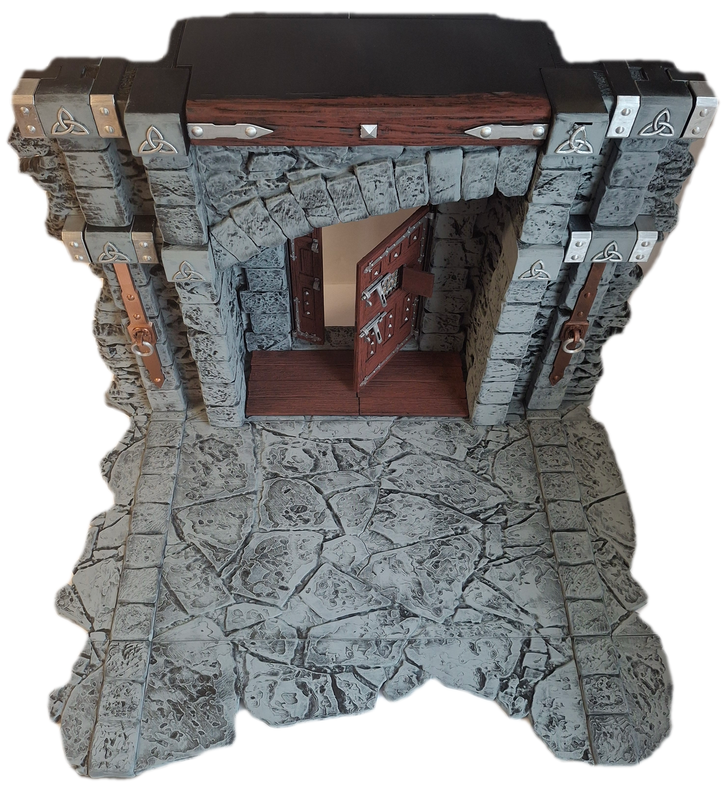3D Printed Painted Tavern Entrance Diorama 1/12 1/10 scale for action figure photography Mythic Legions Marvel Legends Mezco Neca Medieval