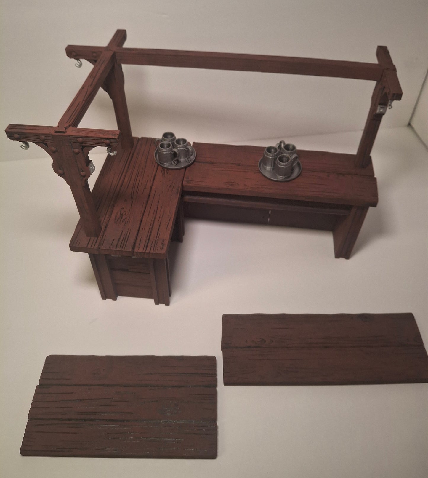 3D Printed Painted Tavern Bar Complete 1/12 1/10 scale for action figure photography Mythic Legions Marvel Legends Mezco Neca Medieval