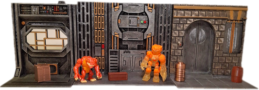 Mini-Diorama 3 Pack Spaceship ACCESSORY for Toy Photography Glyos TVC Star Wars Vintage Collection 1/18 3.75