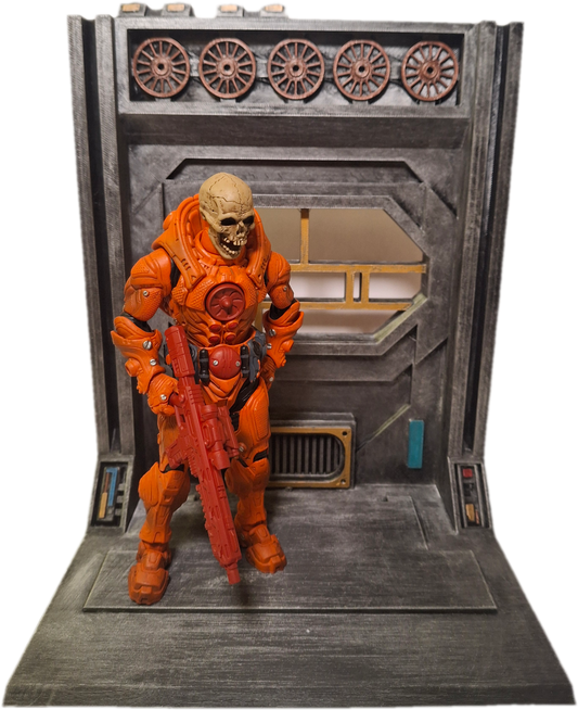 Diorama Spaceship Backdrop for Toy Photography Cosmic Legions Star Wars GI Joe Classified Valaverse