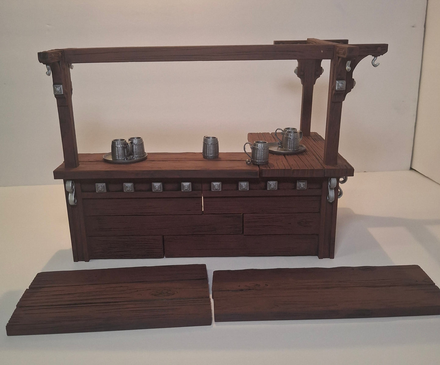 3D Printed Painted Tavern Bar Complete 1/12 1/10 scale for action figure photography Mythic Legions Marvel Legends Mezco Neca Medieval