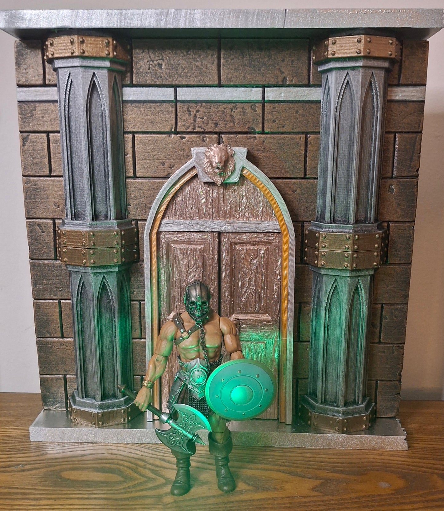 Mythic Legions Modular diorama With Door handmade custom Mezco Neca Marvel Legends Detolf
