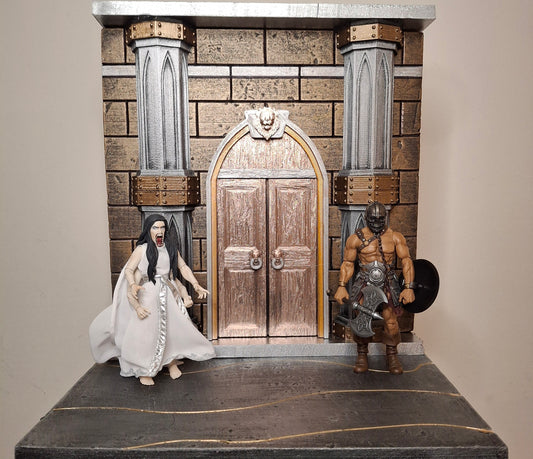 Mythic Legions Modular diorama With Door handmade custom Mezco Neca Marvel Legends Detolf