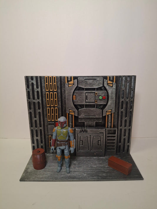 Mini-Diorama spaceship ACCESSORY for toy photography Glyos TVC Star Wars Vintage Collection 1/18 3.75