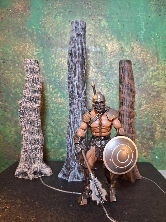 Custom Tree set of 3 C Mythic Legions Marvel Legends Neca Mezco diorama accessory prop set custom