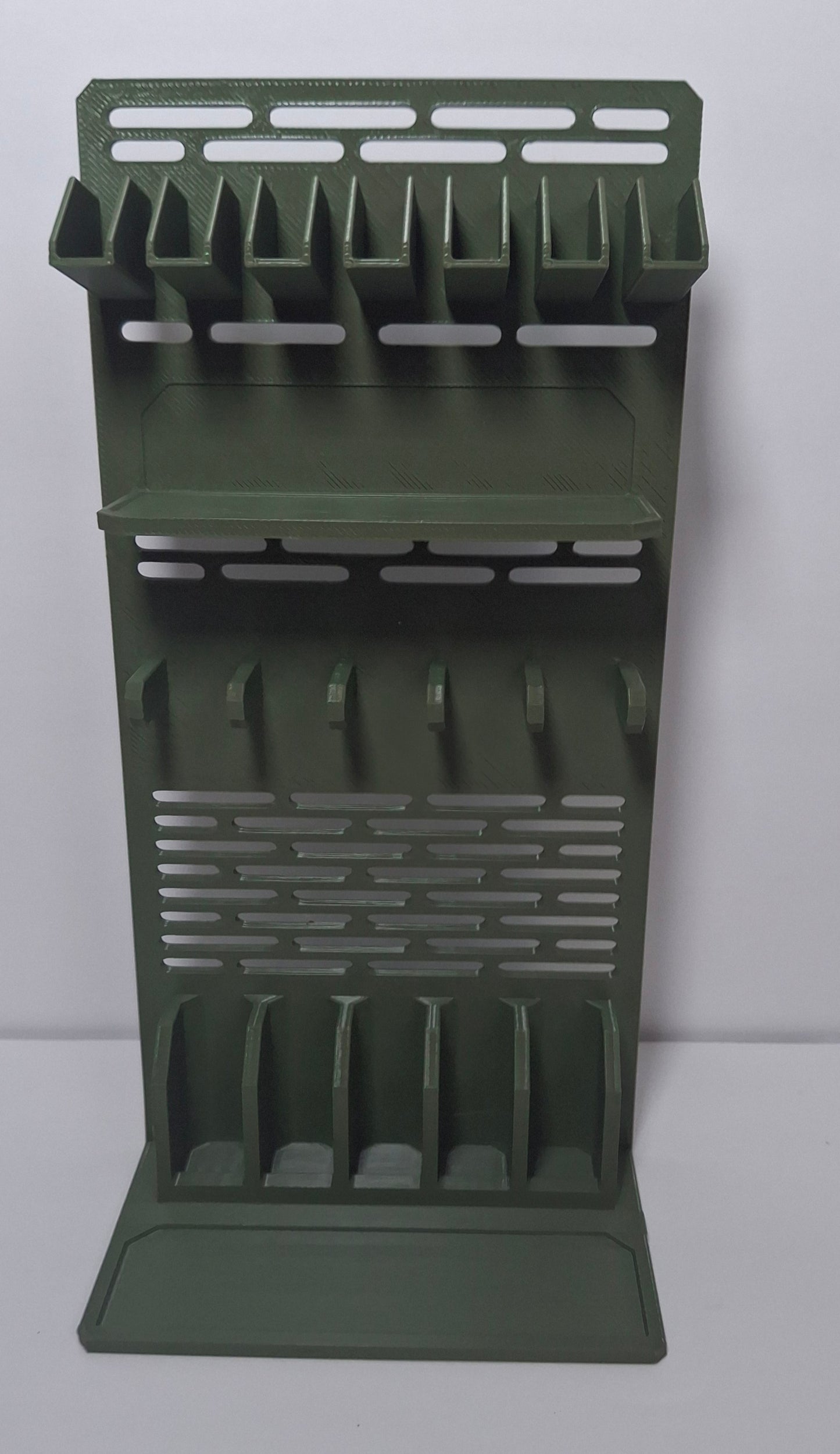 Weapon Storage Room "Piece C" Unpainted 1/12 scale for action figure photography GI Joe Classified Cosmic Legions Valaverse Star Wars Monster Force Marvel Legends Mezco olive green grey black