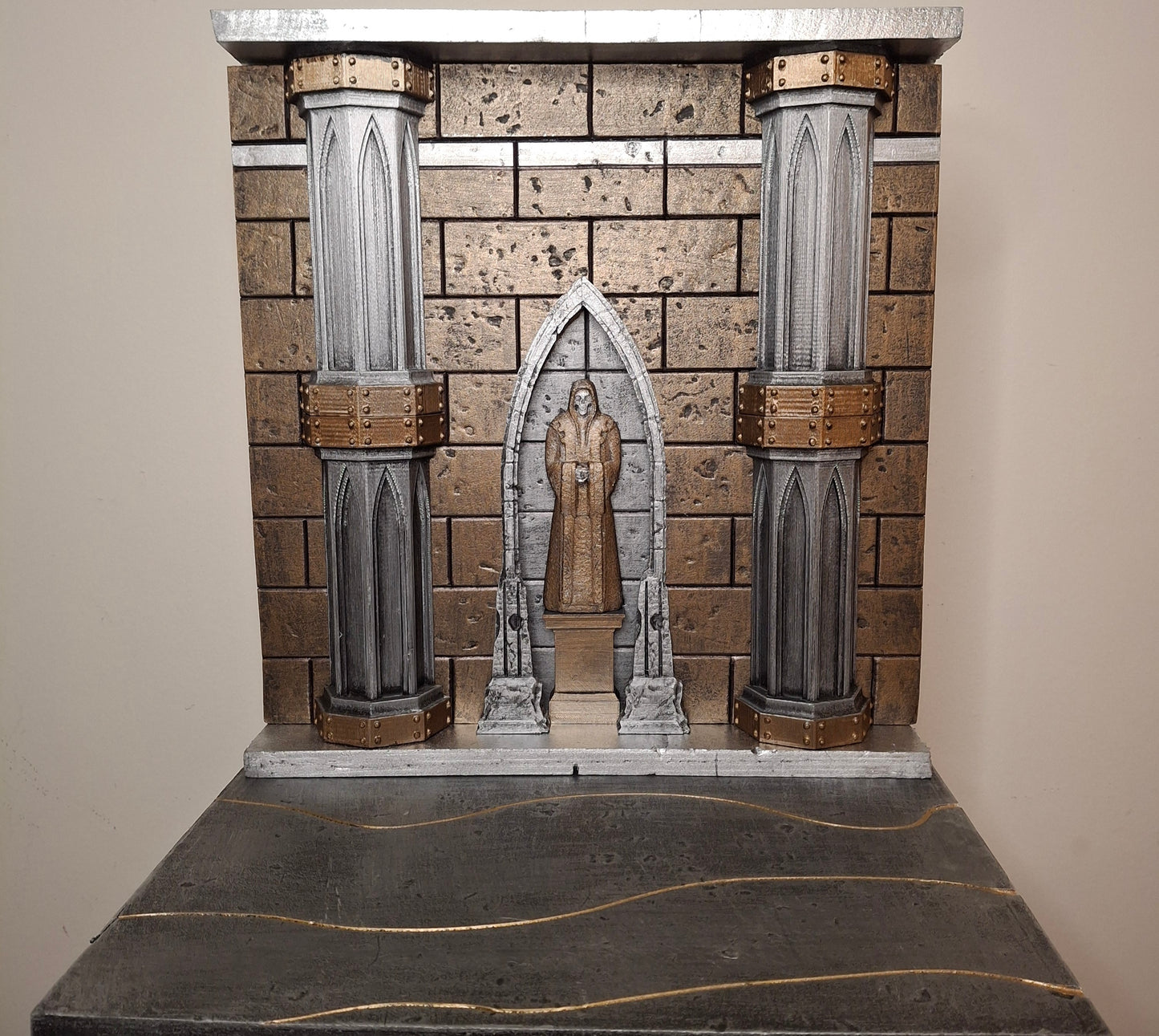 Mythic Legions Modular diorama with Statue handmade custom Mezco Neca Marvel Legends Detolf