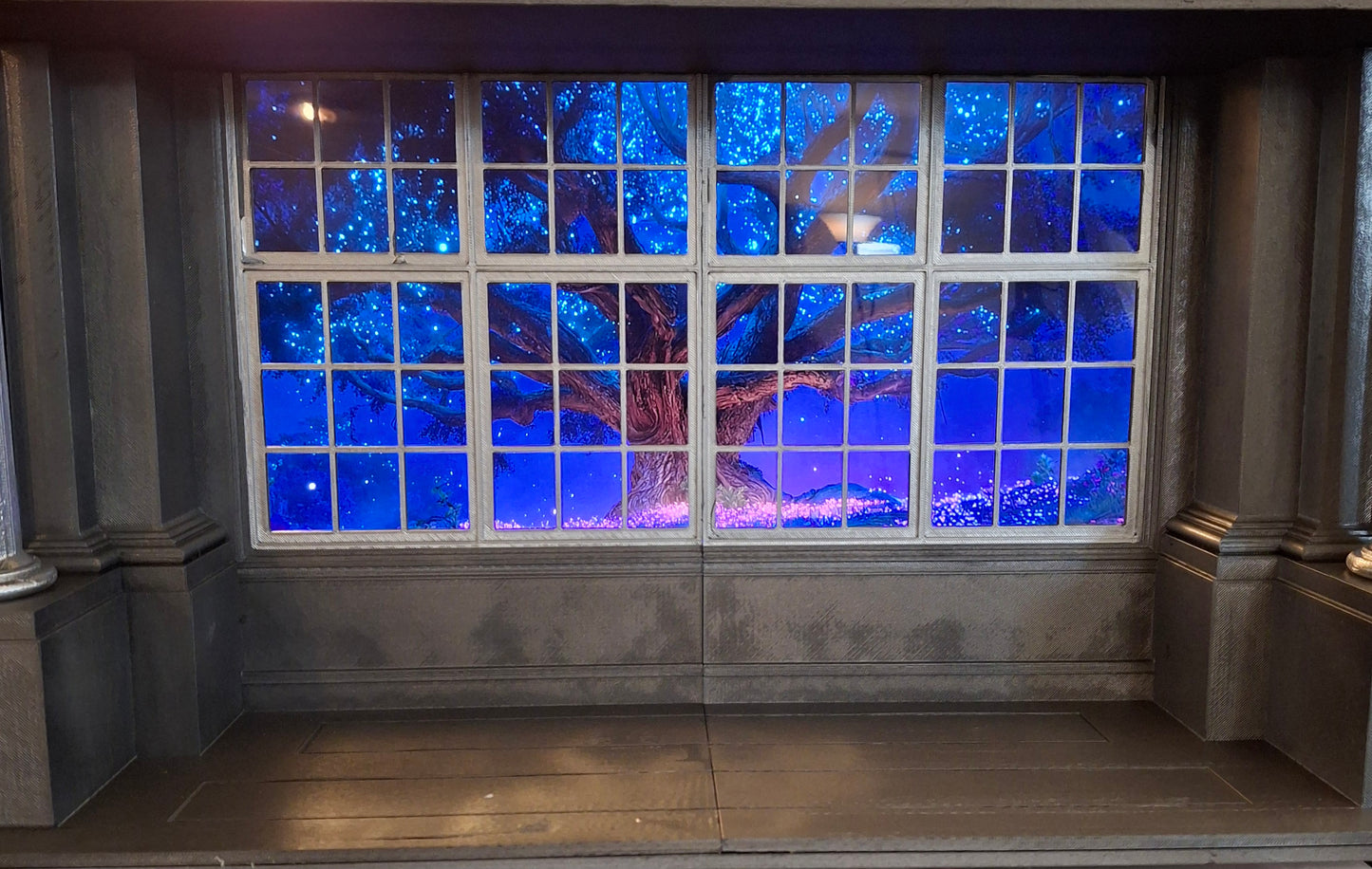 3D Printed painted Castle Hallway with Window diorama 1/12 scale for action figure photography Marvel Legends TMNT Mezco Neca