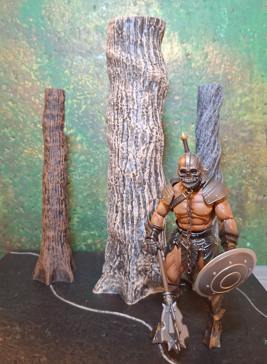 Custom Tree set of 3 A Mythic Legions Marvel Legends Neca Mezco diorama accessory prop set custom