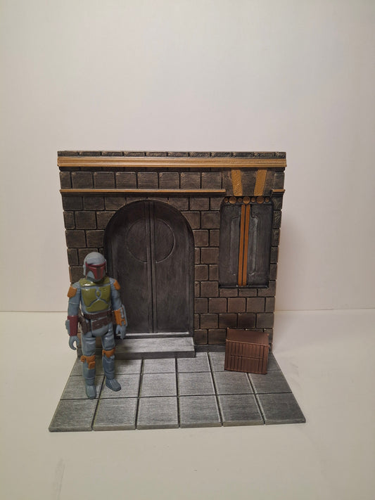 Mini-Diorama spaceship ACCESSORY for toy photography Glyos TVC Star Wars Vintage Collection 1/18 3.75