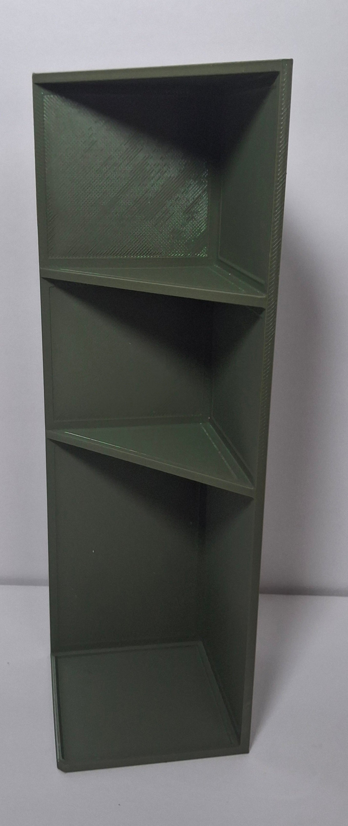 Weapon Storage Room "Piece E with corner"  Unpainted 1/12 scale for action figure photography GI Joe Classified Cosmic Legions Valaverse Star Wars Monster Force Marvel Legends Mezco olive green grey black