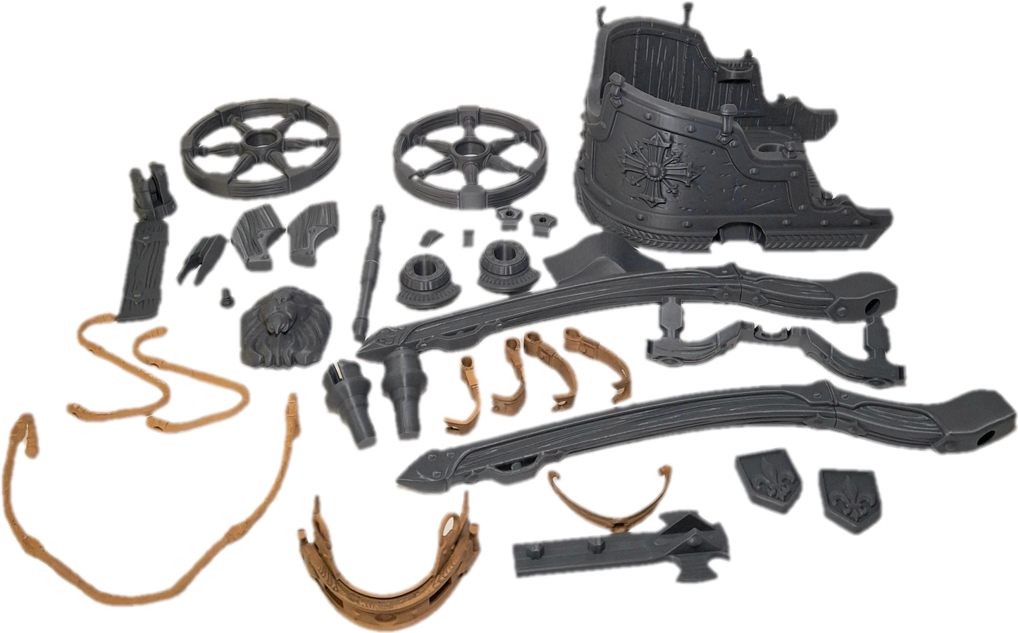 Lionguard Chariot Complete Kit great for Mythic Legions Savage Crucible Action Figure photography Medieval Knights Unassembled and Unpainted
