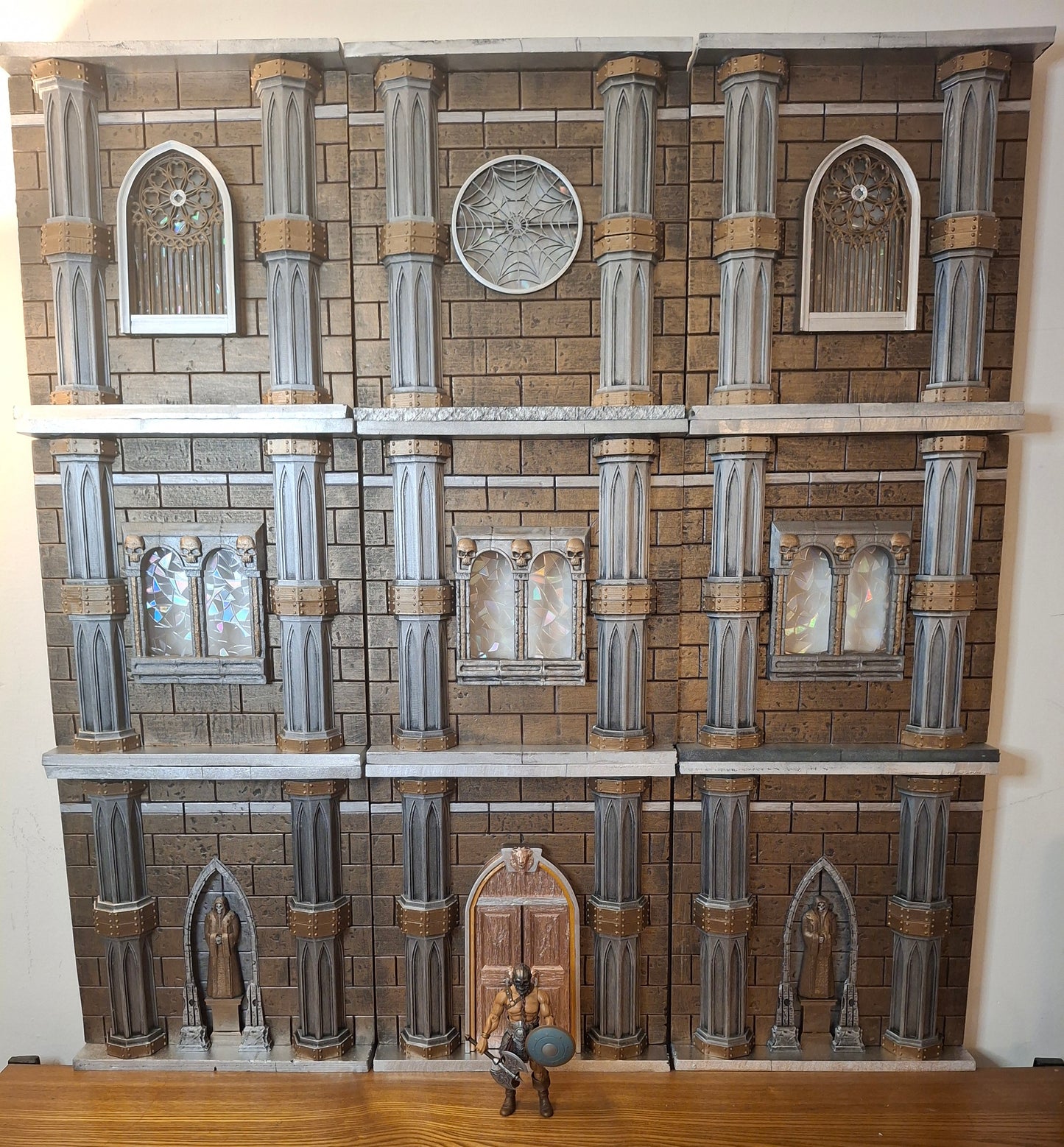 Mythic Legions Modular diorama with Statue handmade custom Mezco Neca Marvel Legends Detolf
