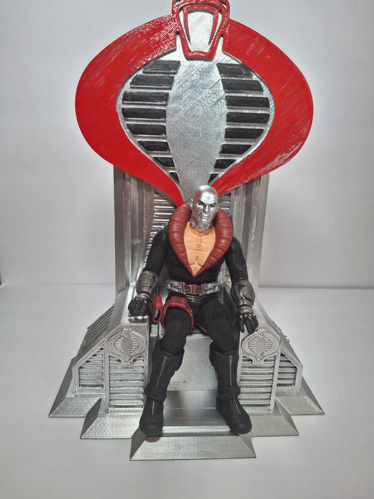 GI Joe Cobra Destro Throne 1/12 scale for action figure photography GI Joe Classified Cosmic Legions Valaverse Star Wars Monster Force Marvel Legends Mezco