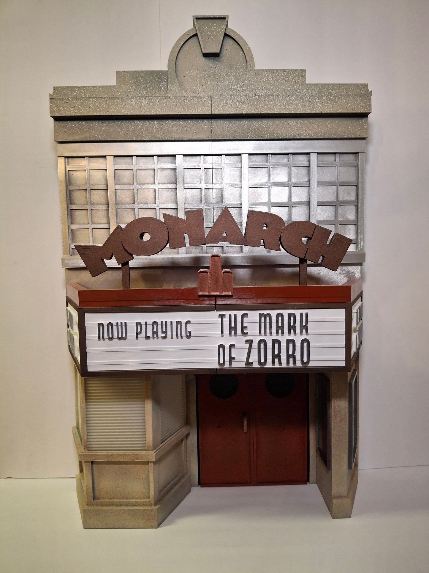 Huge Action Figure Diorama Monarch Theater Building Batman Tas Backdrop Valaverse GI Joe Marvel Legends Spiderman Punisher Innovation Model