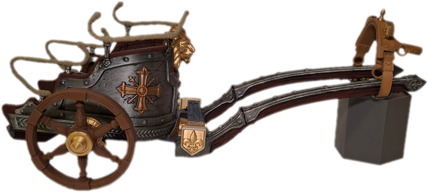 Lionguard Chariot great for Mythic Legions Savage Crucible Action Figure photography Medieval Knights Fully assembled and Painted