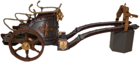 Lionguard Chariot great for Mythic Legions Savage Crucible Action Figure photography Medieval Knights Fully assembled and Painted