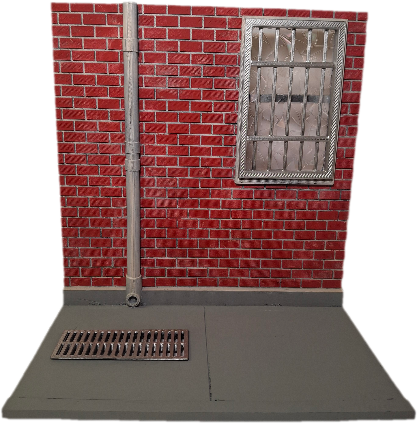 City Brick Wall Action Figure Diorama Backdrop Valaverse GI Joe Marvel Legends Spiderman Punisher
