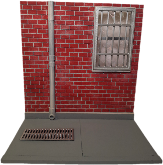 City Brick Wall Action Figure Diorama Backdrop Valaverse GI Joe Marvel Legends Spiderman Punisher