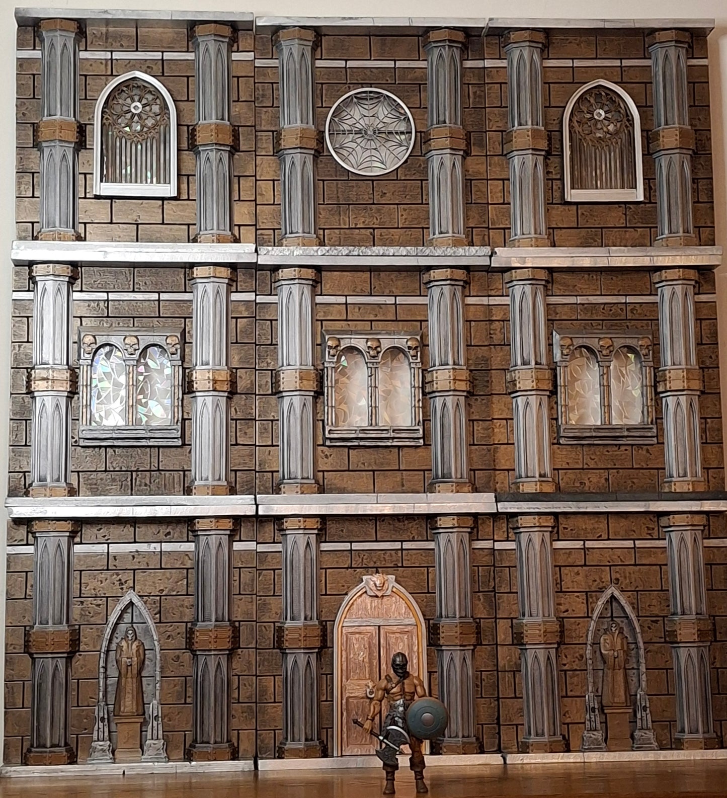 Mythic Legions Modular diorama With Door handmade custom Mezco Neca Marvel Legends Detolf