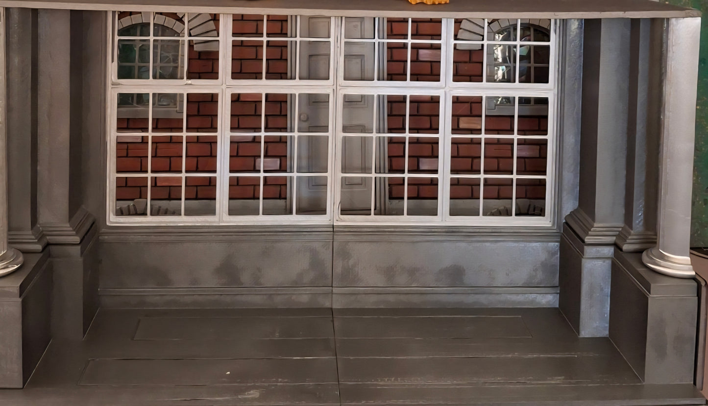 3D Printed painted Castle Hallway with Window diorama 1/12 scale for action figure photography Marvel Legends TMNT Mezco Neca