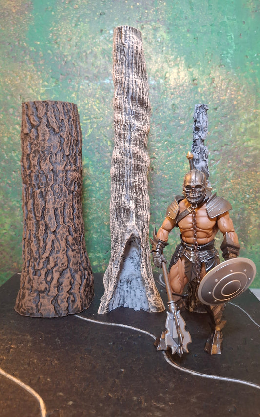 Custom Tree set of 3 B Mythic Legions Marvel Legends Neca Mezco diorama accessory prop set custom