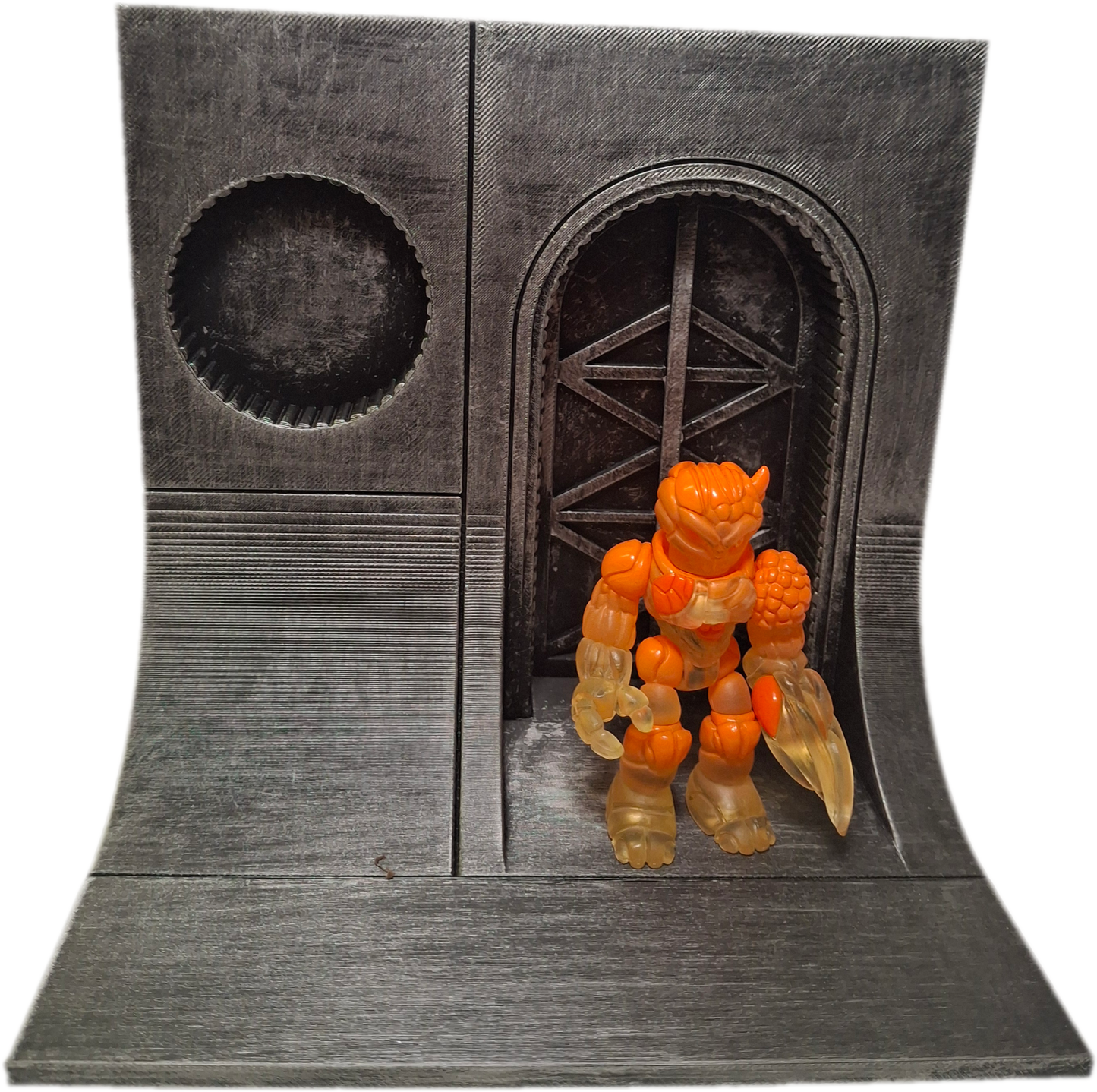 Mini-Diorama spaceship ACCESSORY for toy photography Glyos TVC Star Wars Vintage Collection