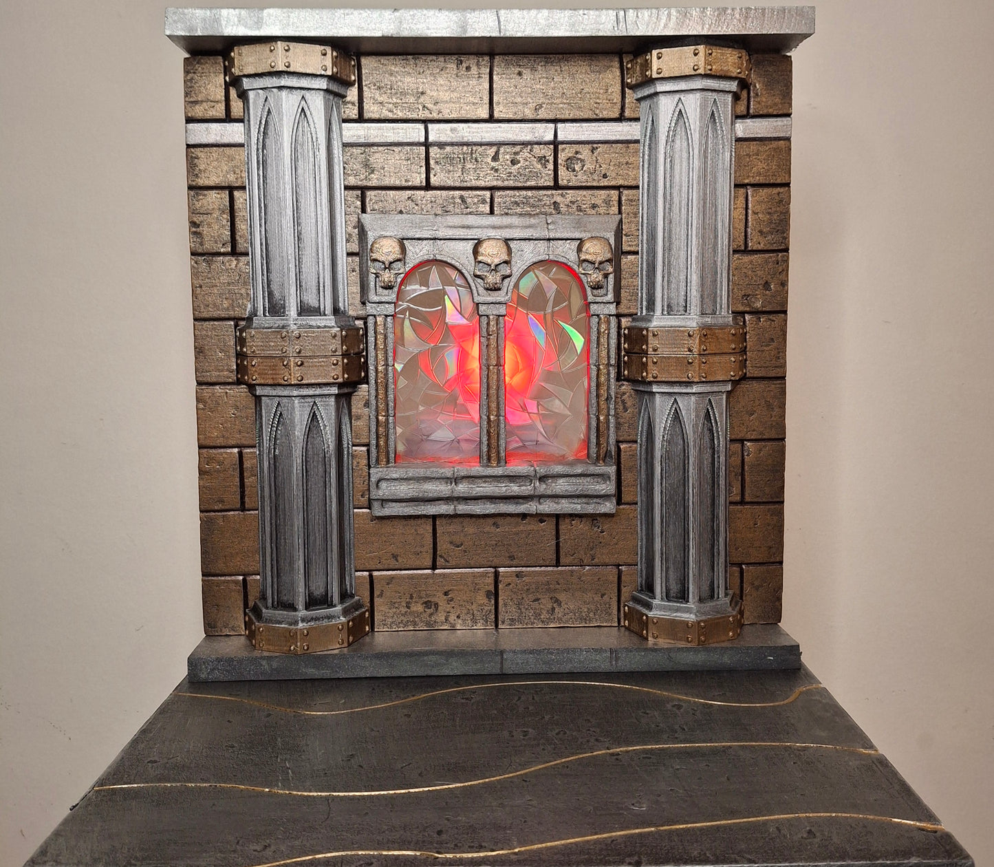 Mythic Legions Modular diorama with Double window handmade custom Mezco Neca Marvel Legends Detolf