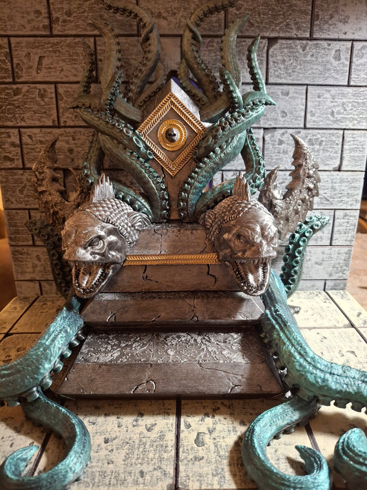 Savage Crucible Abyssal Throne fully hand painted for action figure photography