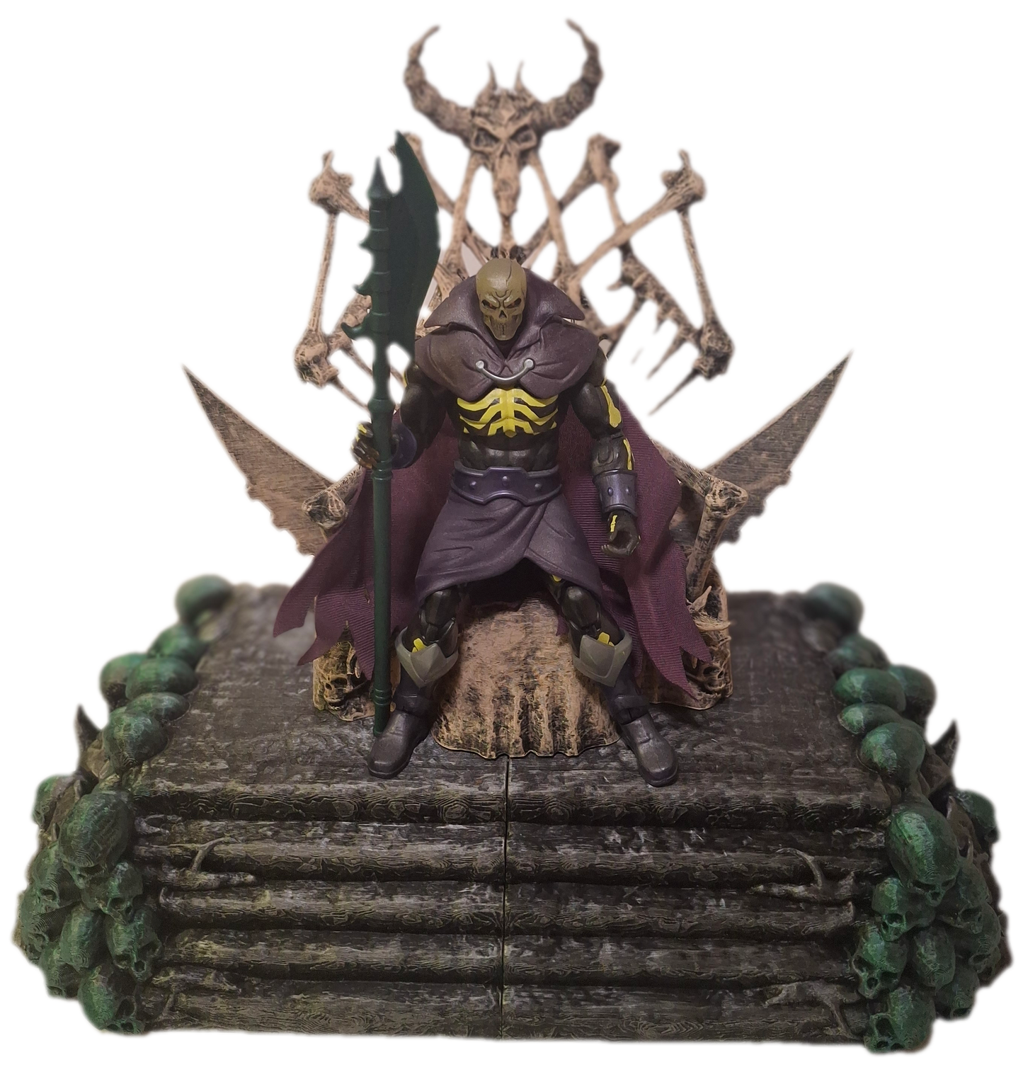 Motu Masters of the Universe Skeletor 1/12 scale for action figure photography GI Joe Classified Cosmic Legions Valaverse Star Wars Monster Force Marvel Legends Mezco