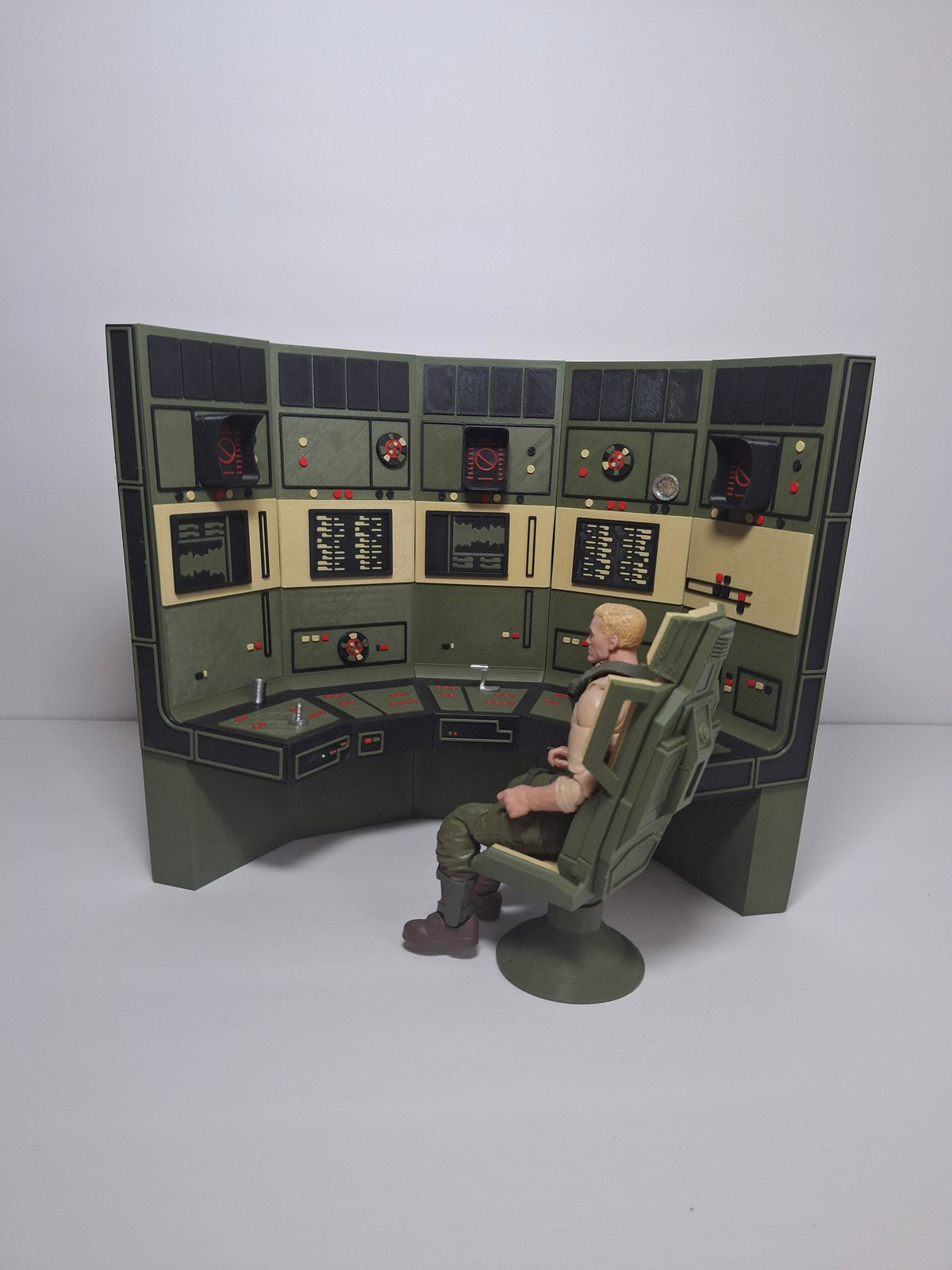 Computer Command Console Figures Command Center Console 1/12 scale for action figure photography GI Joe ...