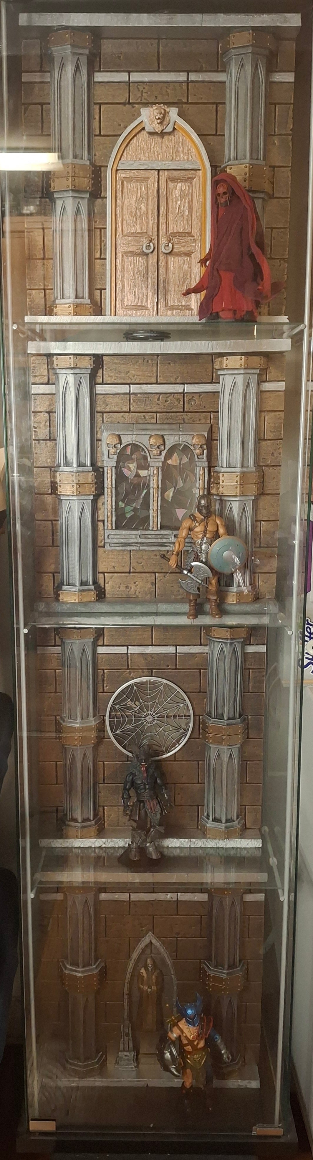 Mythic Legions Modular diorama with Double window handmade custom Mezco Neca Marvel Legends Detolf