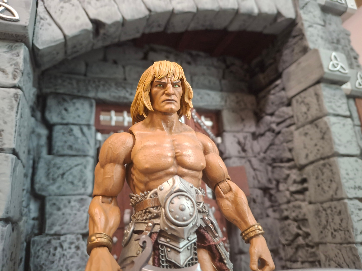 3D Printed Painted Tavern Entrance Diorama 1/12 1/10 scale for action figure photography Mythic Legions Marvel Legends Mezco Neca Medieval