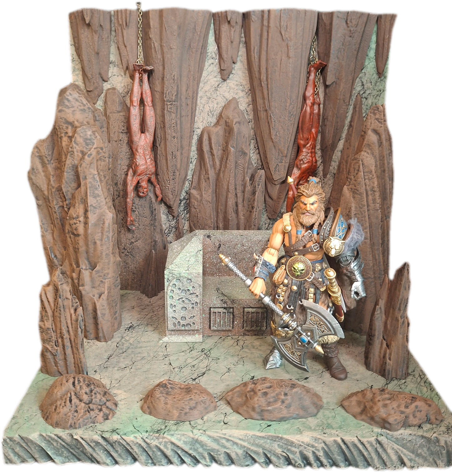 Action Figure Detolf Diorama "The Grove" Forest Backdrop Mythic Legions Savage Crucible Neca Valaverse GI Joe Marvel Legends Cosmic Legions