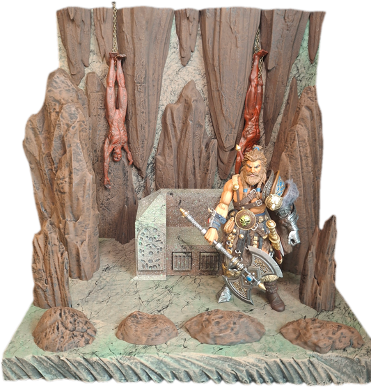 Action Figure Detolf Diorama "The Grove" Forest Backdrop Mythic Legions Savage Crucible Neca Valaverse GI Joe Marvel Legends Cosmic Legions