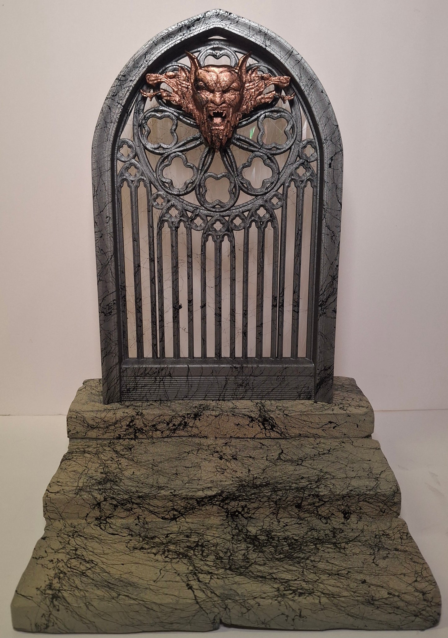 Gothic Window Action Figure Diorama Mini-Backdrop Mythic Legions Savage Crucible Valaverse GI Joe Marvel Legends Spiderman Punisher Dracula